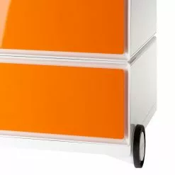Easyoffice By Paperflow Easybox Ii Orange Blanc 8 Easyoffice By Paperflow Easybox Ii Orange Blanc -Armoires Soldes rollcontainer easybox ii weiss orange 1595638