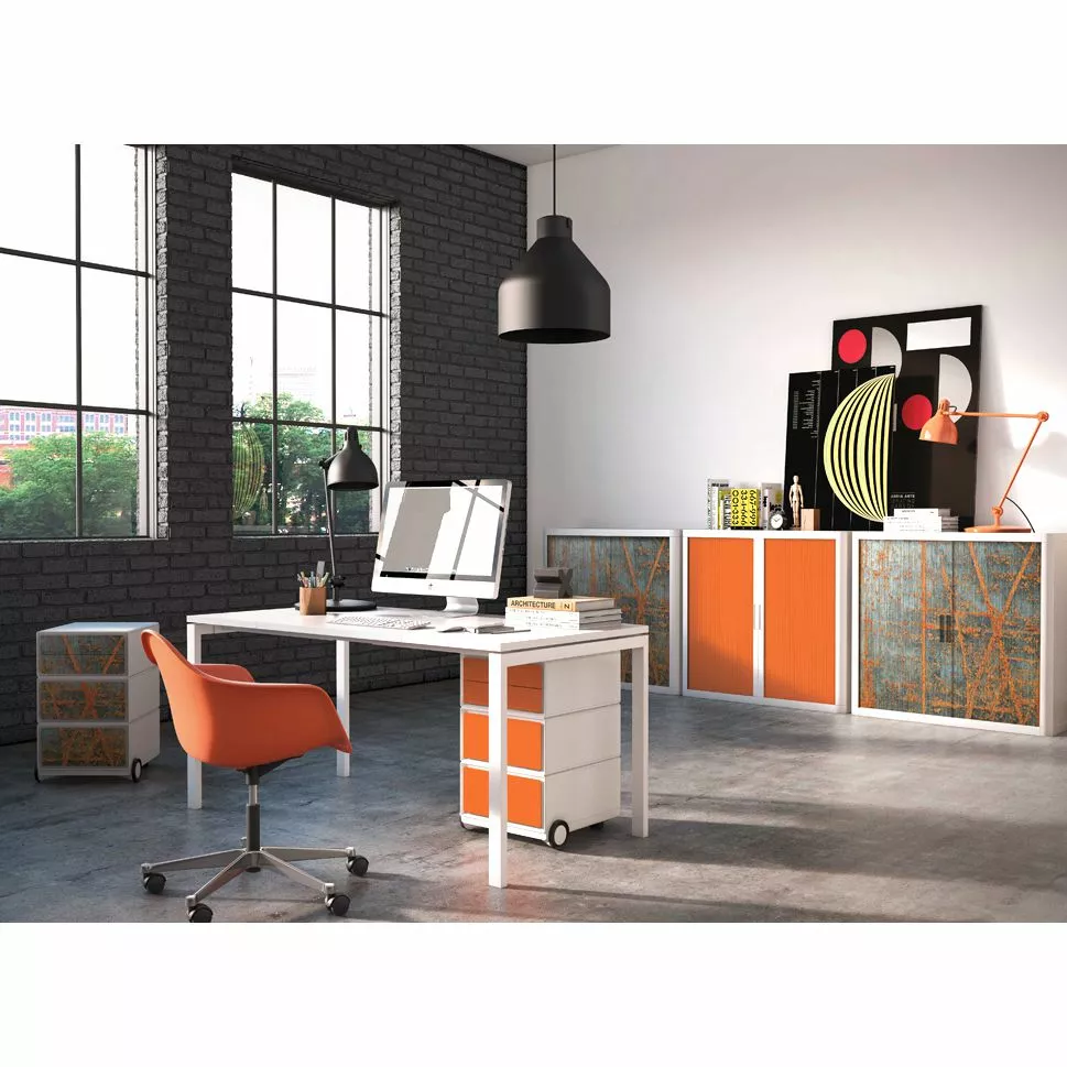 Easyoffice By Paperflow Easybox Ii Orange Blanc 6 Easyoffice By Paperflow Easybox Ii Orange Blanc – Image 4