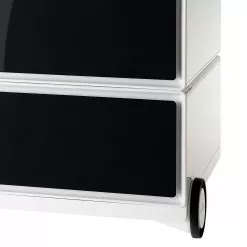 Easyoffice By Paperflow Easybox Ii Blanc Noir 7 Easyoffice By Paperflow Easybox Ii Blanc Noir -Armoires Soldes rollcontainer easybox ii weiss schwarz 1595578