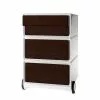 / Wengé Easyoffice By Paperflow Easybox Ii 2 / Wengé Easyoffice By Paperflow Easybox Ii -Armoires Soldes rollcontainer easybox ii weiss wenge 1595658