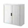 Easyoffice By Paperflow Armoire Easyoffice Ii 104 Cm Blanc Noir 2 Easyoffice By Paperflow Armoire Easyoffice Ii 104 Cm Blanc Noir -Armoires Soldes rollladenschrank easyoffice weiss schwarz 104 cm 2223326