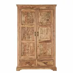 Wolf-Möbel Sheesham Massif Armoire Bombay 16 Wolf-Möbel Sheesham Massif Armoire Bombay -Armoires Soldes schrank bombay sheesham massiv natur 1380618