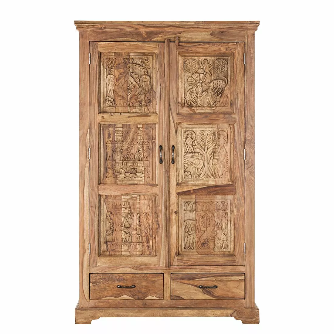 Wolf-Möbel Sheesham Massif Armoire Bombay 5 Wolf-Möbel Sheesham Massif Armoire Bombay – Image 3