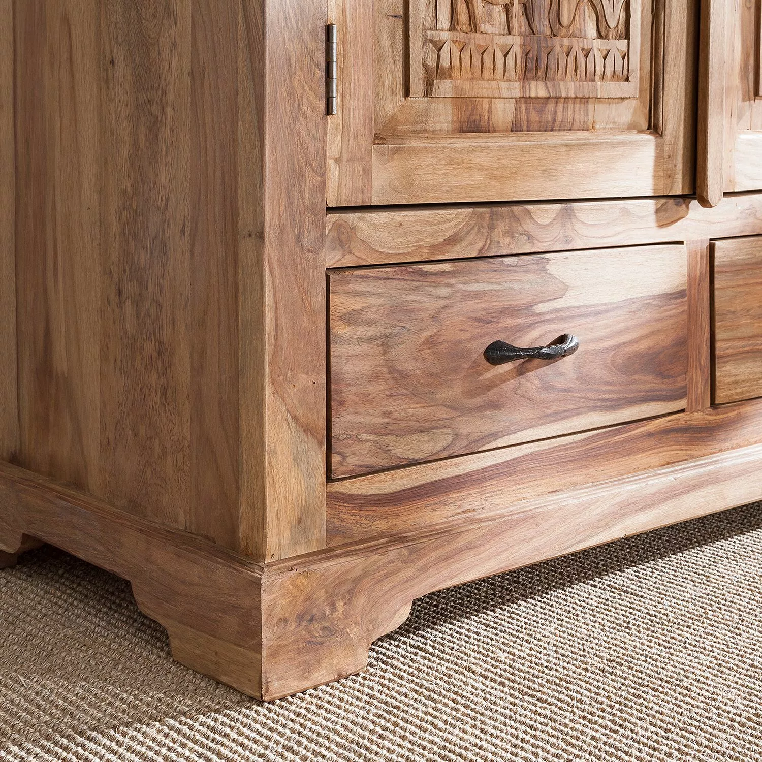 Wolf-Möbel Sheesham Massif Armoire Bombay 10 Wolf-Möbel Sheesham Massif Armoire Bombay – Image 8