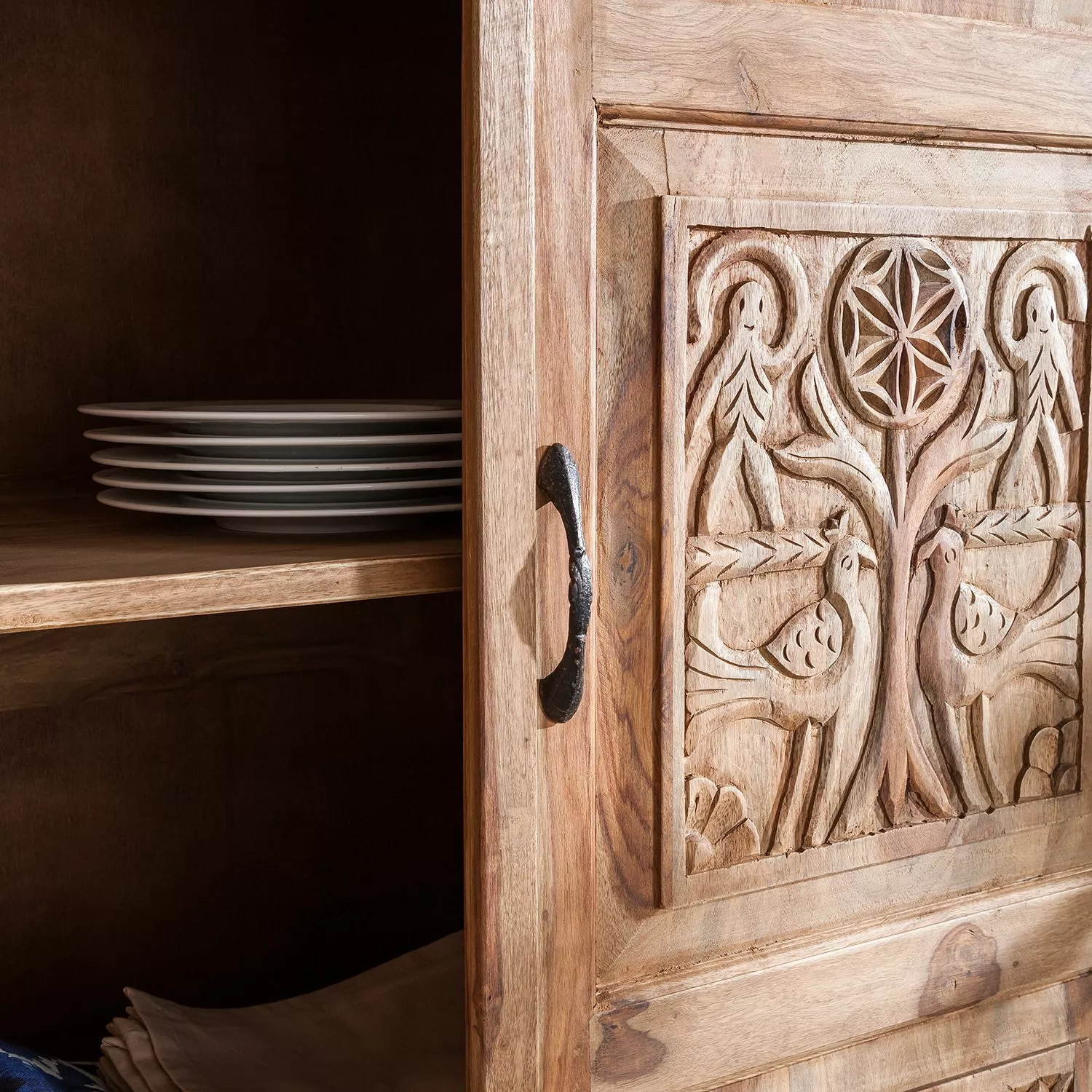 Wolf-Möbel Sheesham Massif Armoire Bombay 9 Wolf-Möbel Sheesham Massif Armoire Bombay – Image 7