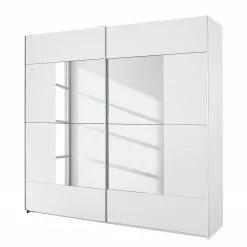 Armoire : Largeur 218 Cm Coulissante Alpin Crato Blanc Rauch Blue