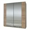 Wimex Miroir Porte Armoire Coulissante Star Fashion -Armoires Soldes schwebetuerenschrank fashion star mit spiegelfront eiche saegerau 1407050