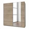 Wimex Miroir Armoire Star Fashion -Armoires Soldes schwebetuerenschrank islat eiche saegerau spiegel 4900324