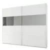 Rauch Orange Miroir Armoire Quadra Iii Largeur Hauteur 226 Cm 210 Cm Coulissante Alpin Blanc