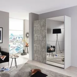 Rauch Orange Armoire Subito Ii 136 Cm Coulissante -Armoires Soldes schwebetuerenschrank subito ii steingrau alpinweiss 136 cm 2 tuerig 5012096