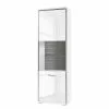 Kushiro Armoire Vitrine Loftscape 2 Kushiro Armoire Vitrine Loftscape -Armoires Soldes standvitrine arco hochglanz weiss grau tueranschlag links 4710792