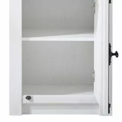 Maison Belfort Vitrine Pin Imitation Geestland -Armoires Soldes standvitrine geestland pinie weiss dekor 4535452