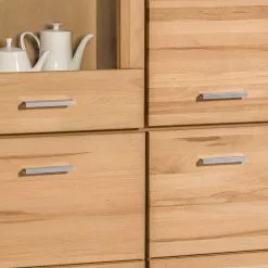 Naturoo Vitrine Armoire Lombok I Bois Massif -Armoires Soldes standvitrine lombok ii teilmassiv wildeiche 5004032