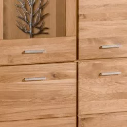 Naturoo Vitrine Armoire Lombok Ii Bois Massif -Armoires Soldes standvitrine lombok iii teilmassiv kernbuche 5004056