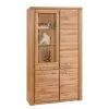 Naturoo Vitrine Armoire Lombok Ii Bois Massif -Armoires Soldes standvitrine lombok iii teilmassiv kernbuche 5004064