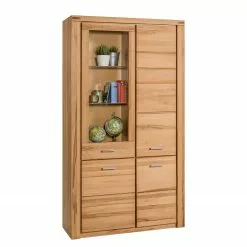 Naturoo Armoire Vitrine Lombok Ii Bois Massif