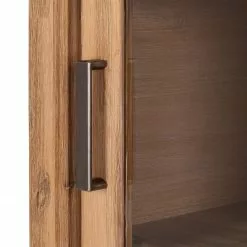 Ars Natura Vitrine Acacia Massif -Armoires Soldes standvitrine toumanar akazie teilmassiv akazie sand 3627437