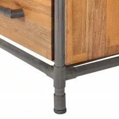 Ars Manufacti Vitrine Acacia Massif Atelier -Armoires Soldes vitrine atelier akazie teilmassiv 1833214