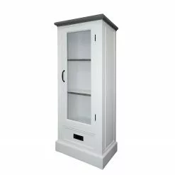 Maison Belfort Vitrine Nasinu Ii Ancien Blanc Gri