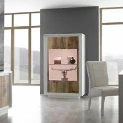 Forenza Lc Vitrine Spa Marron Clair Blanc -Armoires Soldes vitrine forenza 4254672