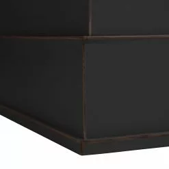 Maison Belfort Vitrine Pin Azjana Miel Couleur Noir -Armoires Soldes vitrinenschrank azjana pinie teilmassiv schwarz pinie honig 3393097