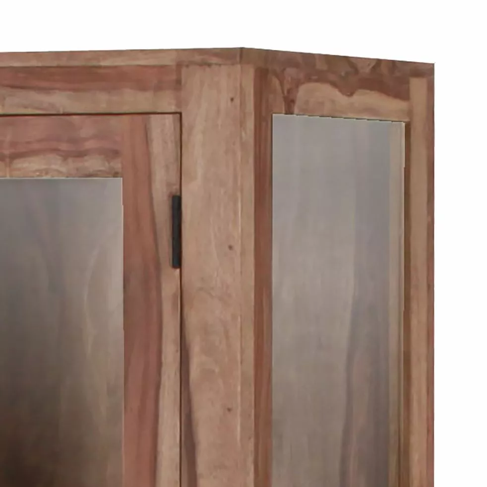 Farasi Vitrine Living Armoire Sheesham Massif Red 4 Farasi Vitrine Living Armoire Sheesham Massif Red – Image 2