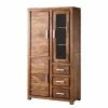 Ars Natura Sheesham Massif Vitrine Armoire Ohio -Armoires Soldes vitrinenschrank ohio sheesham massiv 4203116