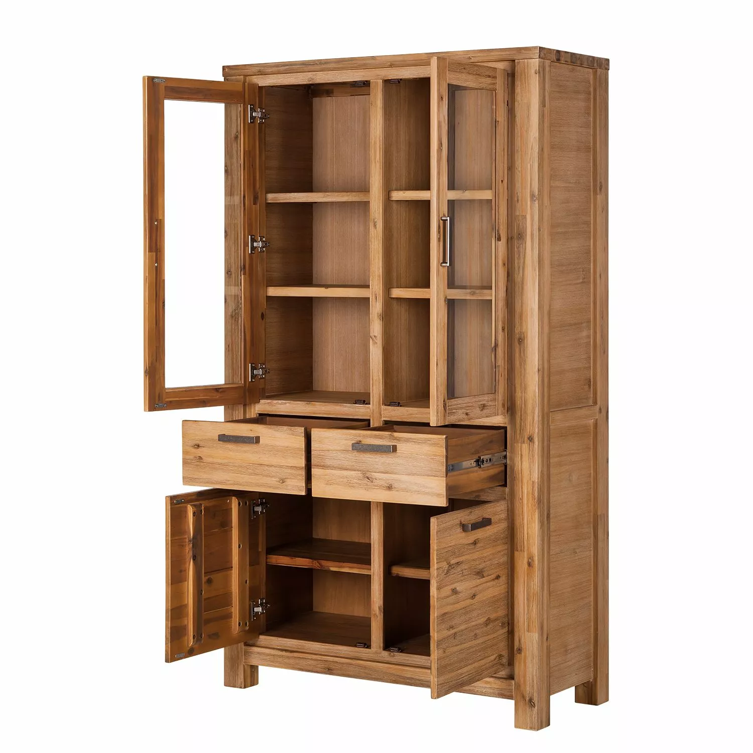 Ars Natura Vitrine Armoire Acacia Massif Acacia Sable 5 Ars Natura Vitrine Armoire Acacia Massif Acacia Sable – Image 3