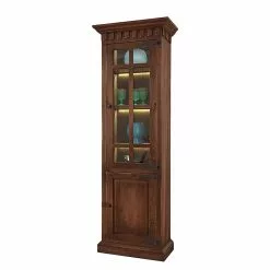 Vicuna Ridgevalley Vitrine Pin Armoire I Massif Éclairage Marron