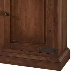 Vicuna Ridgevalley Vitrine Pin Armoire I Massif Éclairage Marron -Armoires Soldes vitrinenschrank vicuna i pinie massiv braun 453971