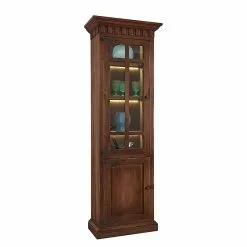 Vicuna Ridgevalley Vitrine Pin Armoire Ii Massif Sans Éclairage Marron