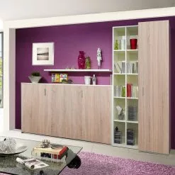 Godia Chêne De Sonoma Ensemble Mural I Imitation Loftscape Blanc 20 Godia Chêne De Sonoma Ensemble Mural I Imitation Loftscape Blanc -Armoires Soldes wandklappbett kombination godia i 90 x 200 cm kaltschaummatratze weiss eiche sonoma dekor 1721810