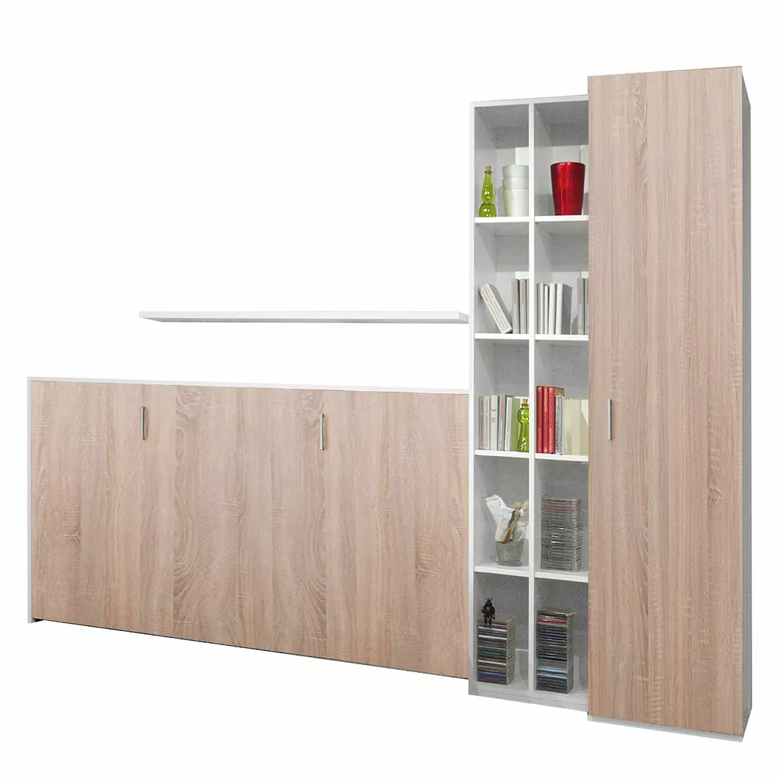 Godia Chêne De Sonoma Ensemble Mural I Imitation Loftscape Blanc 7 Godia Chêne De Sonoma Ensemble Mural I Imitation Loftscape Blanc – Image 5